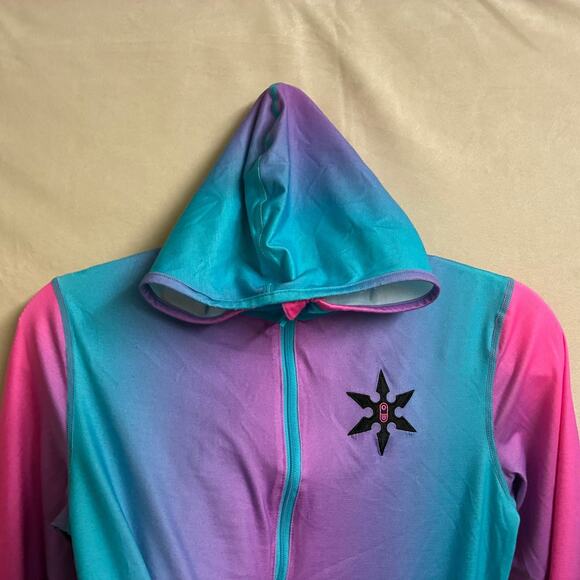 Airblaster L10-12 Youth Ninja BodySuit Snowboard Ski Winter Blue Pink Base Layer - Picture 3 of 8